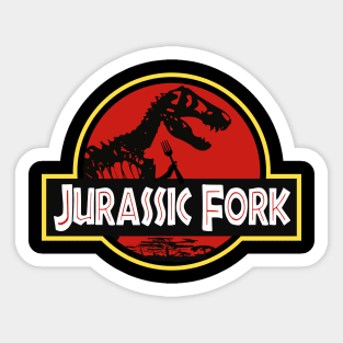 Jurassic Fork Sticker